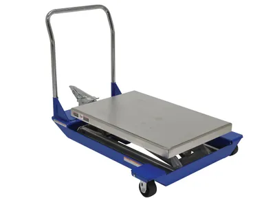 Vestil CART-23-10-M-PSS dc powered and manual scissor cart