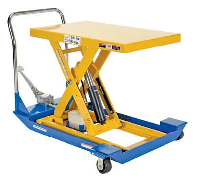 Vestil CART-23-15-M dc powered and manual scissor cart