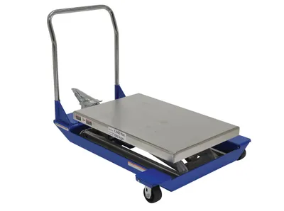 Vestil CART-23-15-M-PSS dc powered and manual scissor cart