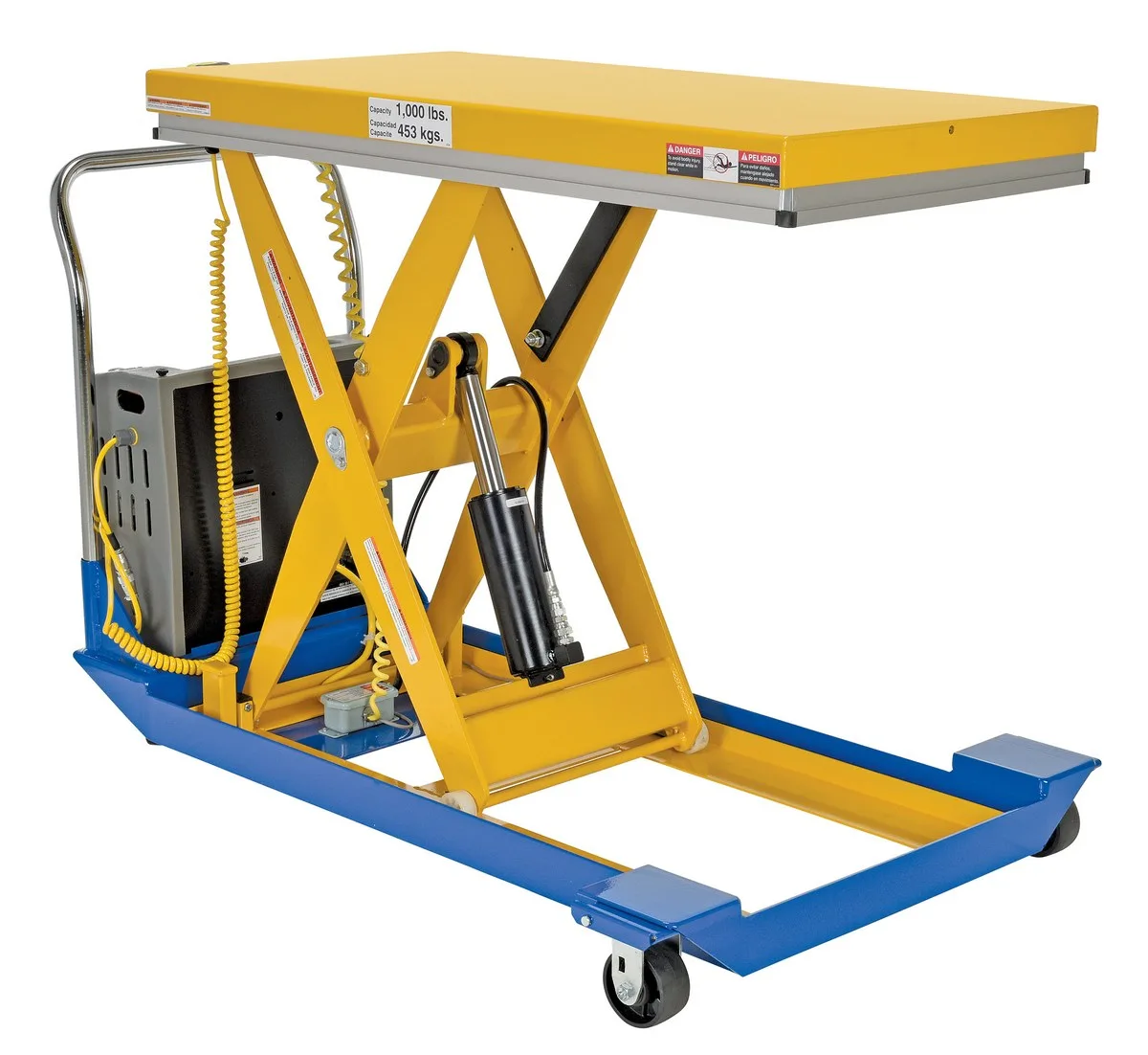 Vestil CART-24-10-DC dc powered and manual scissor cart