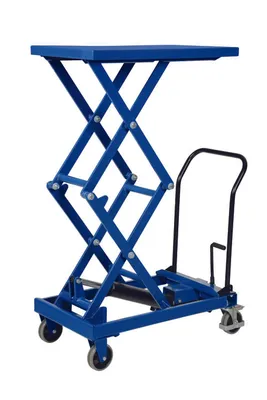 Vestil CART-300-D-FR premium scissor lift cart shown from an alternate angle