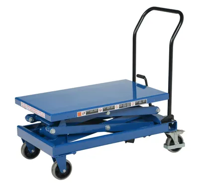 Vestil CART-300-D-FR premium scissor lift cart shown from an alternate angle