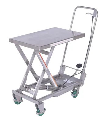 Vestil CART-300-SS3 stainless steel scissor cart