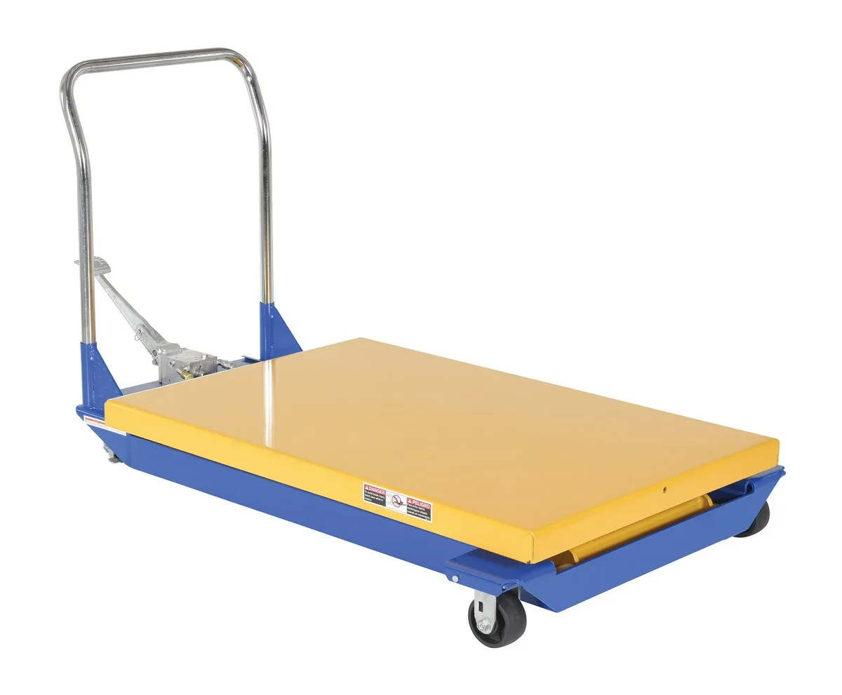 Vestil CART-32-10-M dc powered and manual scissor cart