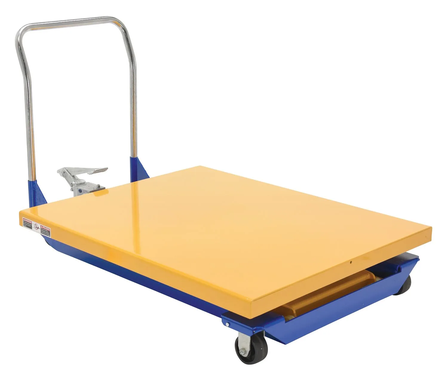 Vestil CART-40-10-M dc powered and manual scissor cart