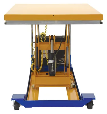 Vestil CART-40-15-DC dc powered and manual scissor cart shown from an alternate angle