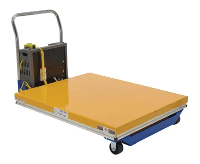 Vestil CART-40-15-DC dc powered and manual scissor cart