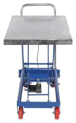 Vestil CART-400-LA linear actuated elevating cart shown from an alternate angle