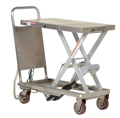 Vestil CART-500-LA-PSS linear actuated elevating cart