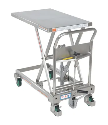 Vestil CART-550-SS stainless steel scissor cart