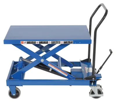 Vestil CART-600-S-FR premium scissor lift cart shown from an alternate angle