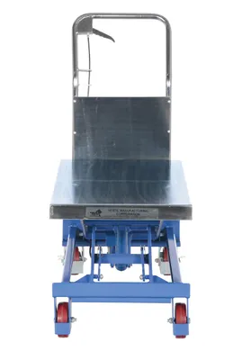 Vestil CART-750-TS hydraulic elevating cart shown from an alternate angle