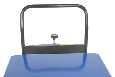Vestil CART-900-LP-AS low profile scissor cart w auto-shift shown from an alternate angle
