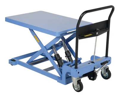 Vestil CART-900-LP low profile scissor lift cart shown from an alternate angle