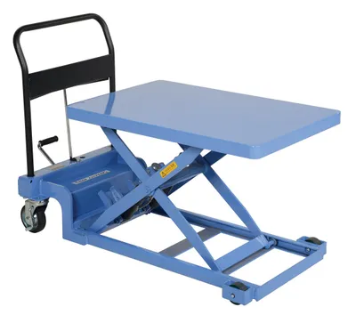 Vestil CART-900-LP low profile scissor lift cart shown from an alternate angle