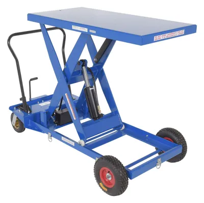 Vestil CART-PN-1000 pneumatic tire elevating cart
