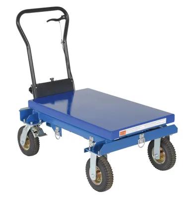 Vestil CART-PN-600 pneumatic tire elevating cart