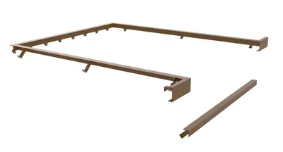 Vestil Steel Dock Leveler Curb Angle Set 7 Ft. x 10 Ft.