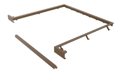 Vestil Steel Dock Leveler Curb Angle Set 7 Ft. x 8 Ft.