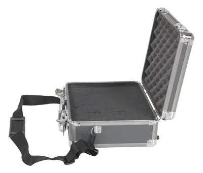 Vestil CASE-1310 aluminum carrying case shown from an alternate angle