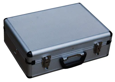 Vestil CASE-1814 aluminum tool case shown from an alternate angle