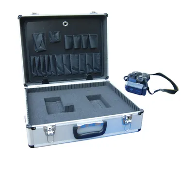 Vestil CASE-1814-FM aluminum tool case shown from an alternate angle