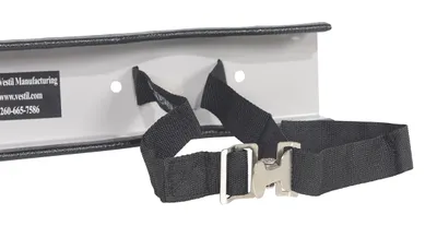 Vestil CB-W-2S wall mounted cylinder bracket shown from an alternate angle