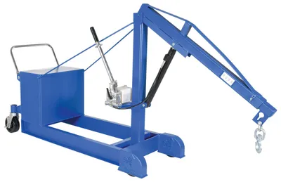 Vestil Steel Counter Balance Floor Crane 1000 Lb. Capacity Blue