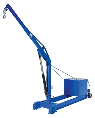 Vestil CBFC-2000 counter balanced floor crane shown from an alternate angle