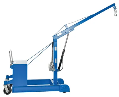 Vestil CBFC-500 counter balanced floor crane shown from an alternate angle