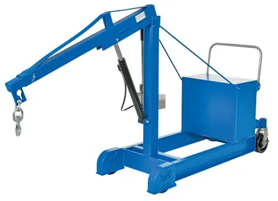 Vestil CBFC-500 counter balanced floor crane shown from an alternate angle