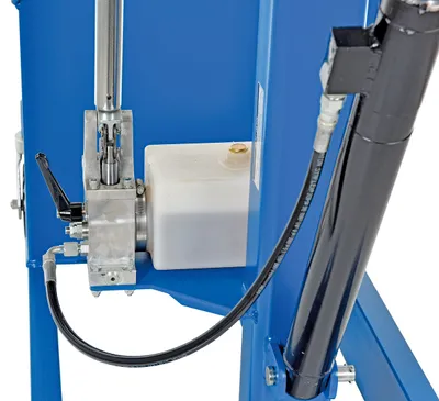 Vestil CBFC-500 counter balanced floor crane shown from an alternate angle