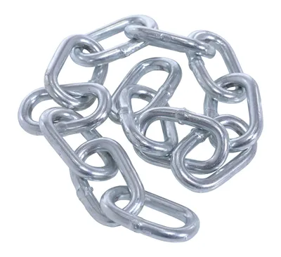 Vestil CHAIN-316-PF-GALV chain in a variety of color shown from an alternate angle