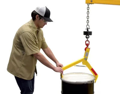 Vestil CHDL-2025 crane hoist drum lifter shown from an alternate angle