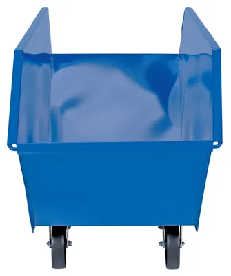 Vestil CHIP-17.5 chip & waste truck shown from an alternate angle