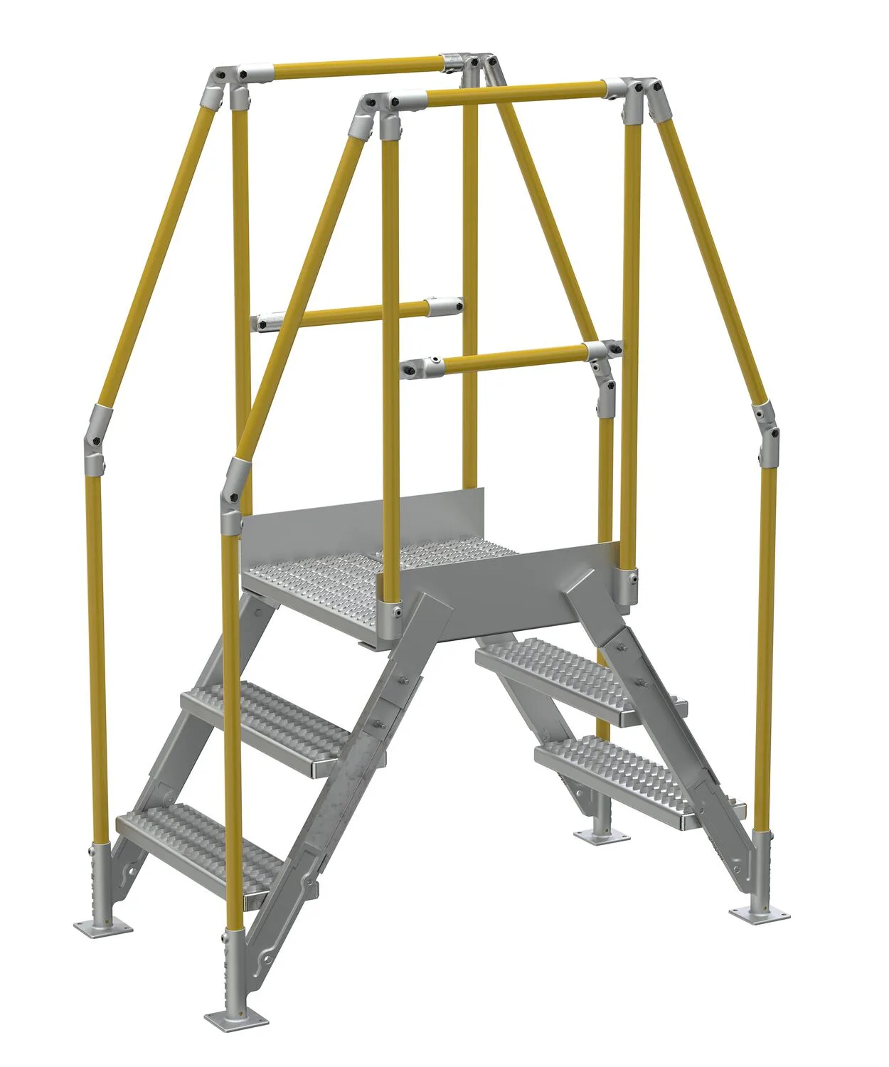 Vestil COL-AL-3-26-14 aluminum cross-over ladder