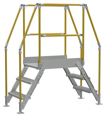 Vestil COL-AL-3-26-23 aluminum cross-over ladder