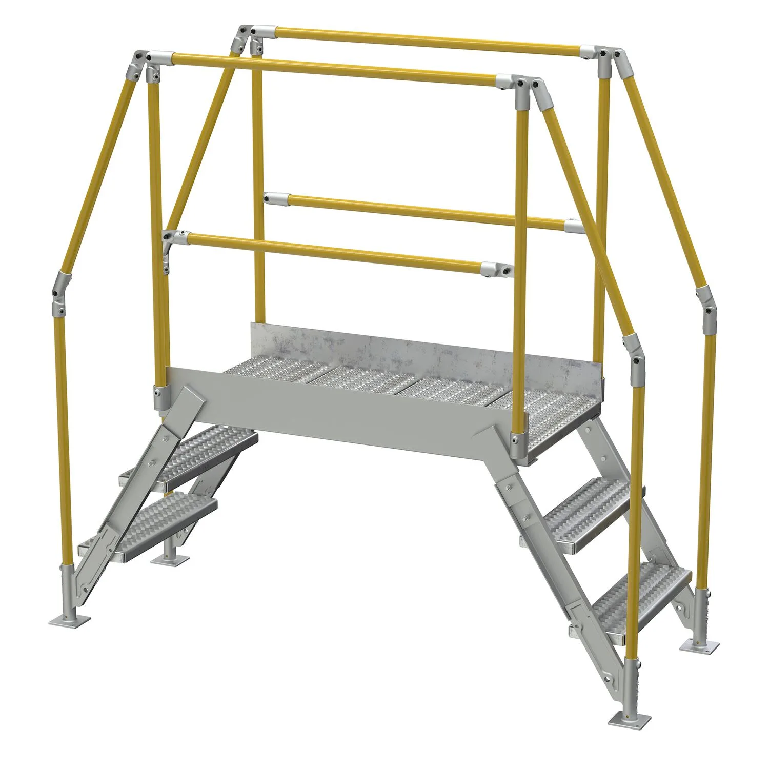 Vestil COL-AL-3-26-33 aluminum cross-over ladder