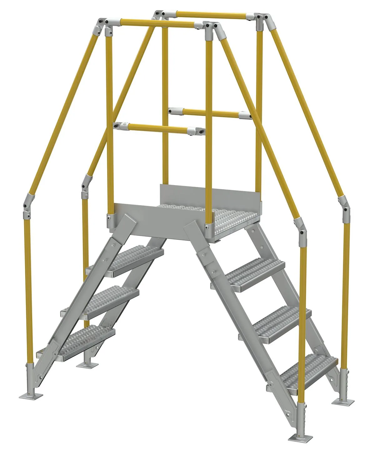 Vestil COL-AL-4-36-14 aluminum cross-over ladder