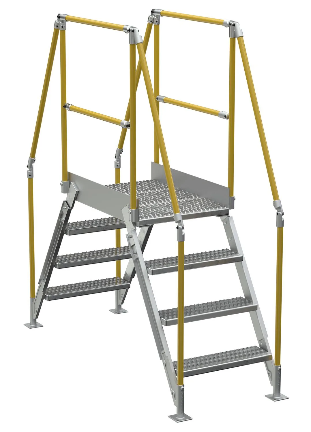 Vestil COL-AL-4-36-23 aluminum cross-over ladder