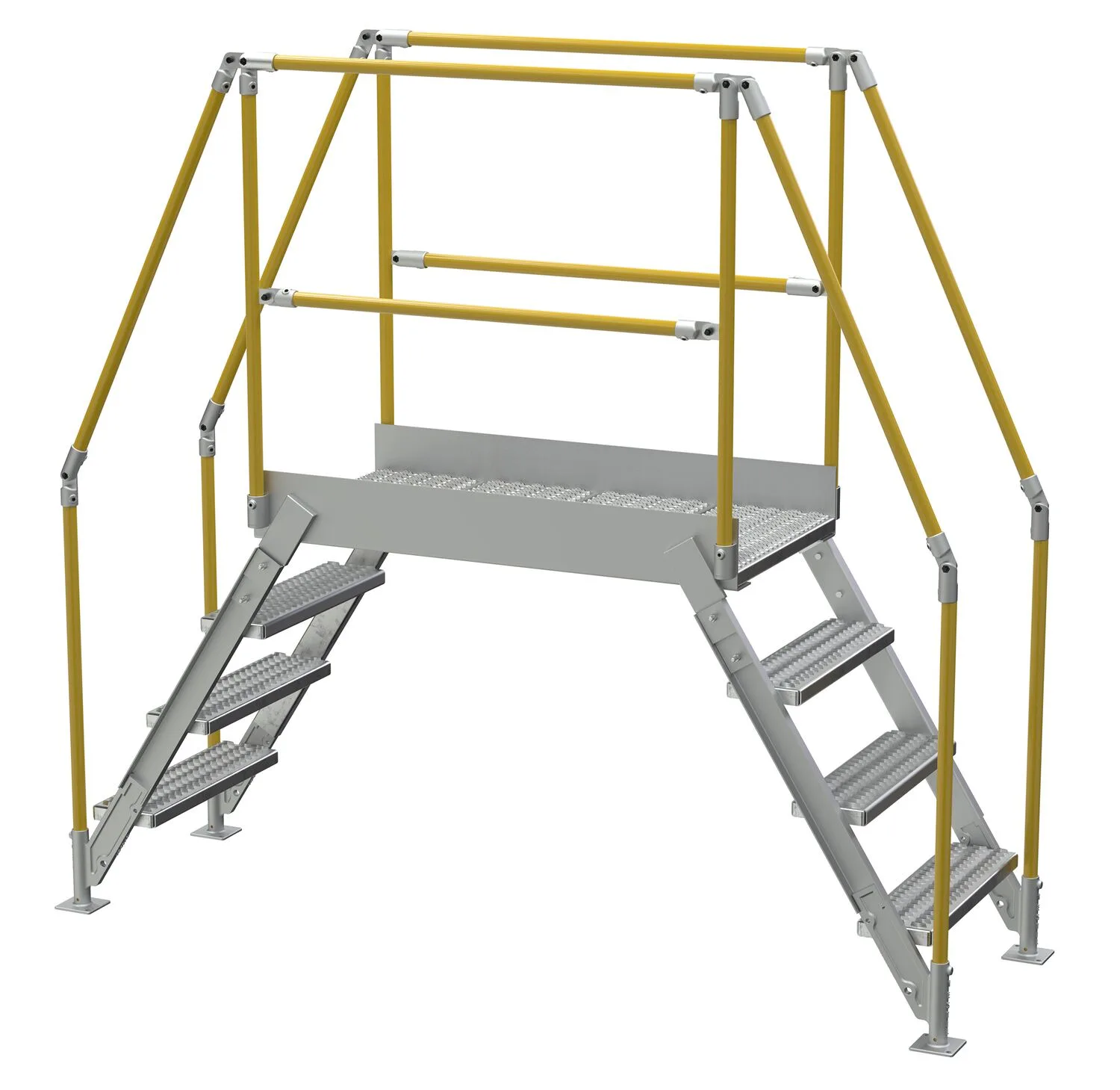 Vestil COL-AL-4-36-33 aluminum cross-over ladder
