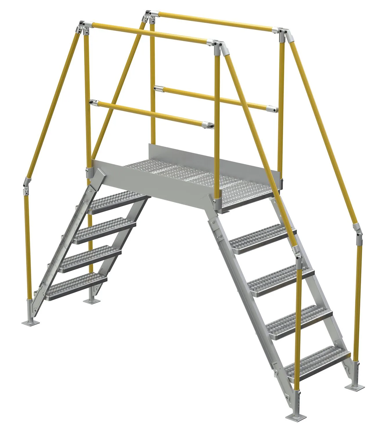 Vestil COL-AL-5-46-33 aluminum cross-over ladder