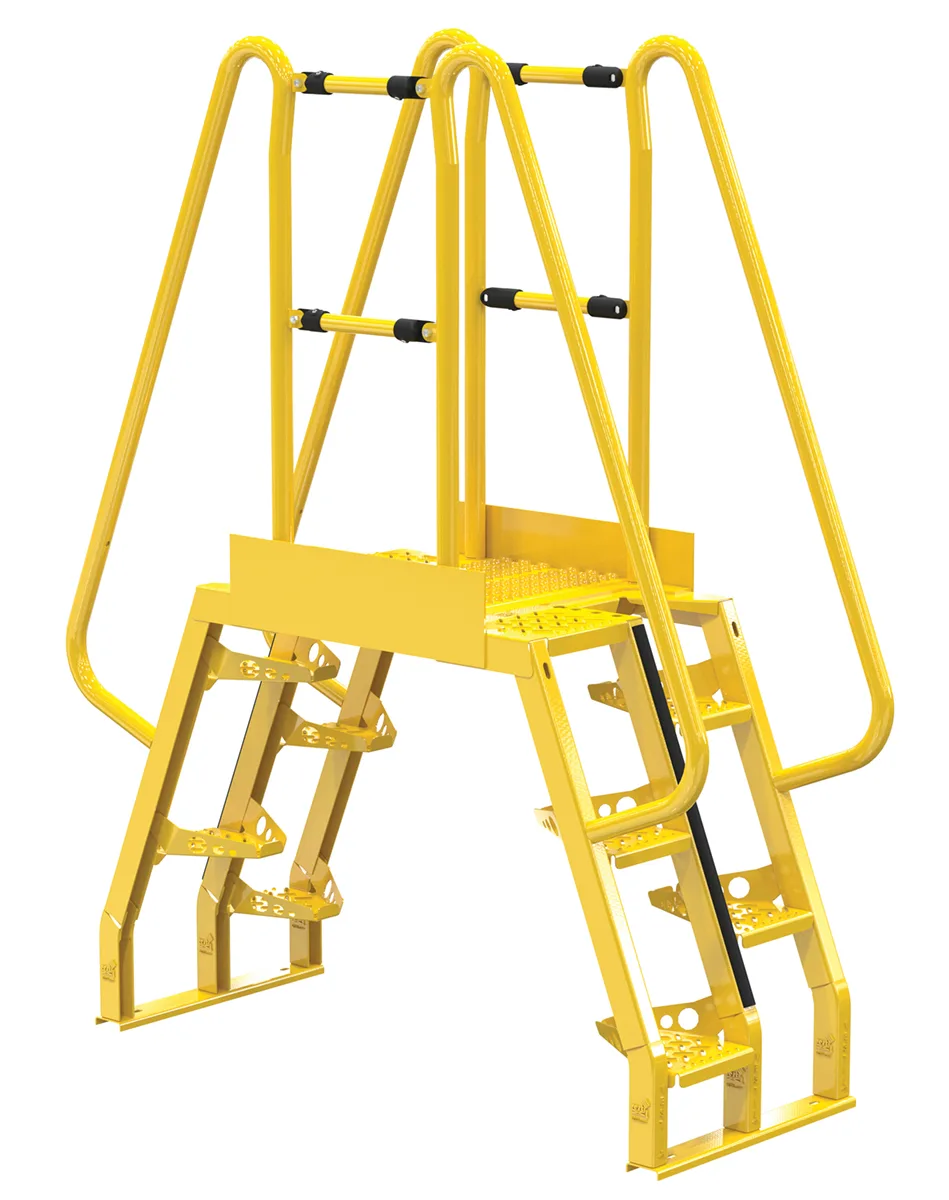 Vestil COLA-3-68-20 alternating step cross-over ladder