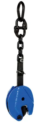Vestil CPC-10 vertical plate clamps with chain shown from an alternate angle