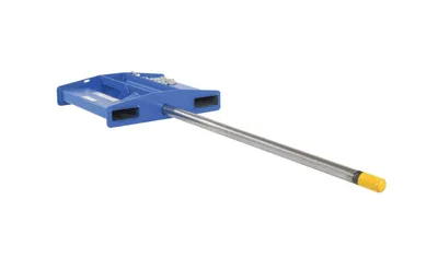 Vestil Steel Rug Ram Boom Fork Mounted 60" Long 2500 Lb. Capacity Blue