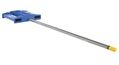 Vestil Steel Rug Ram Boom Fork Mounted 96" Long 2500 Lb. Capacity Blue