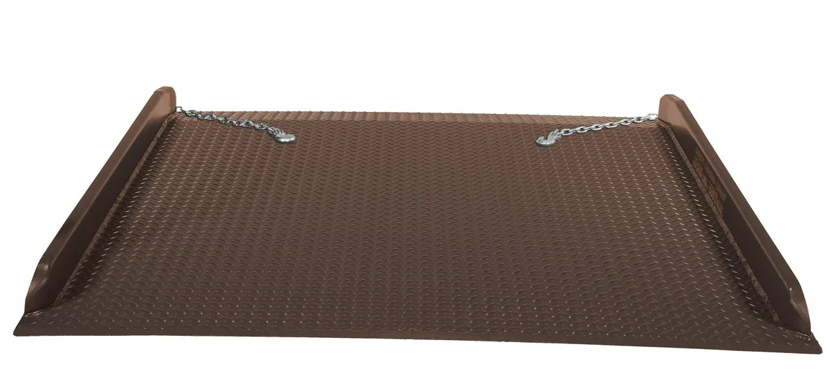 Vestil CRS-6060-15 steel container ramps with side rail