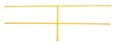 Vestil CSEC-120 square safety handrail shown from an alternate angle