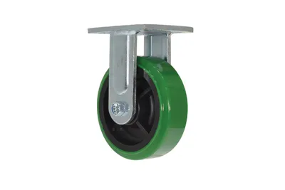 Vestil CST-F40-6X2DT-R high-tech non-marking polyurethane shown from an alternate angle