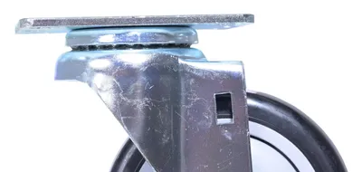 Vestil CST-VE-4X1.25PP-S polyurethane polyolefin caster shown from an alternate angle